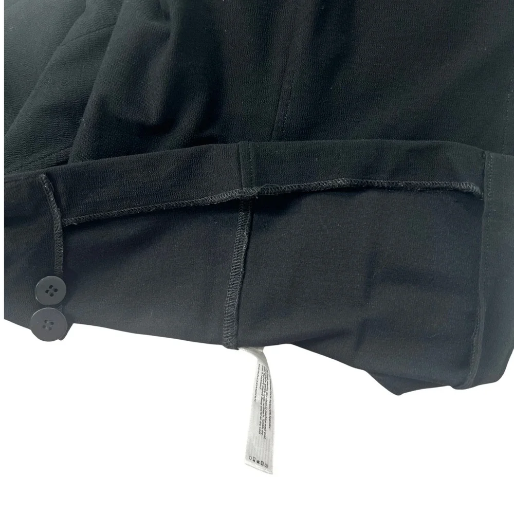 Eileen Fisher Classic Black Blazer Shawl Collar Tailored Fit S Petite Minimalist